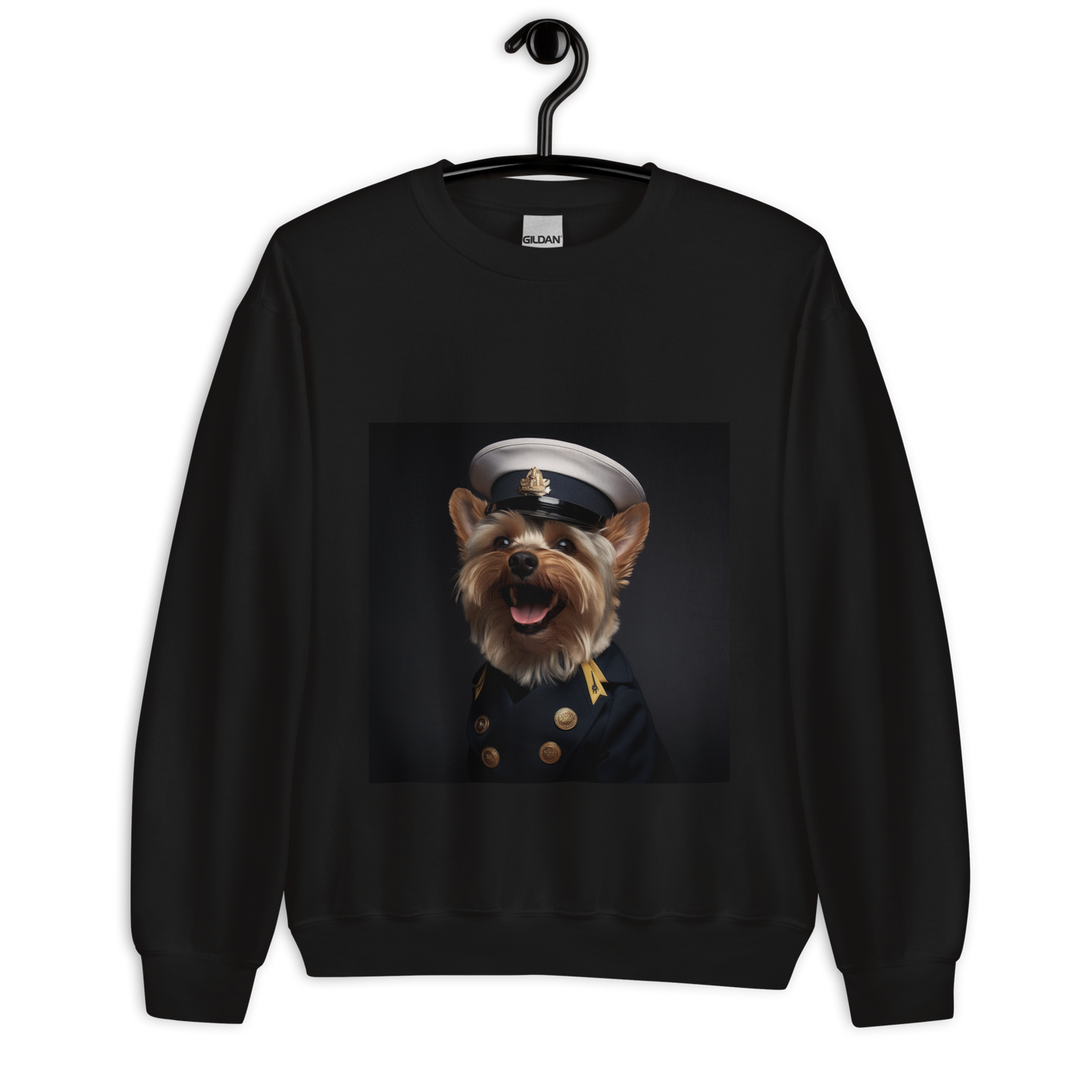 Yorkshire Terrier NavyOfficer Unisex Sweatshirt