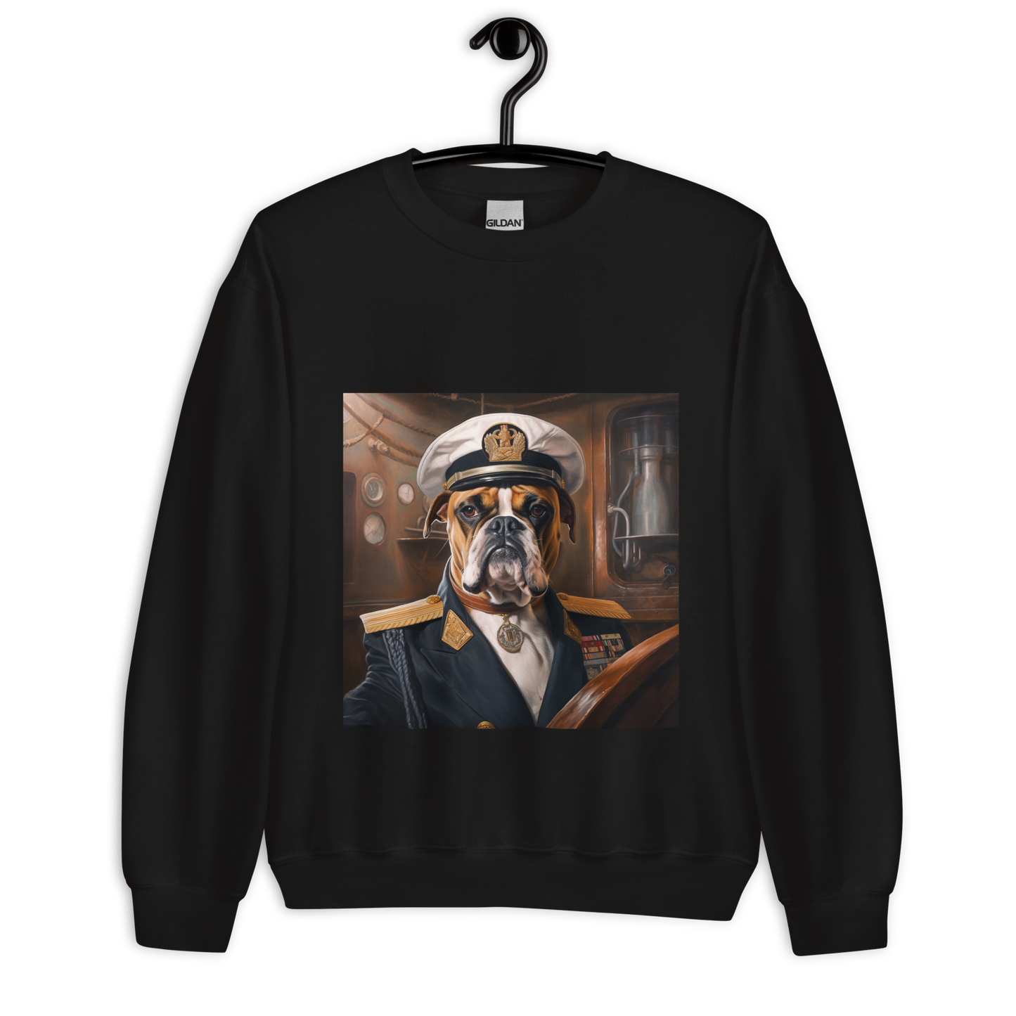 Boxer NavyOfficer Unisex Sweatshirt