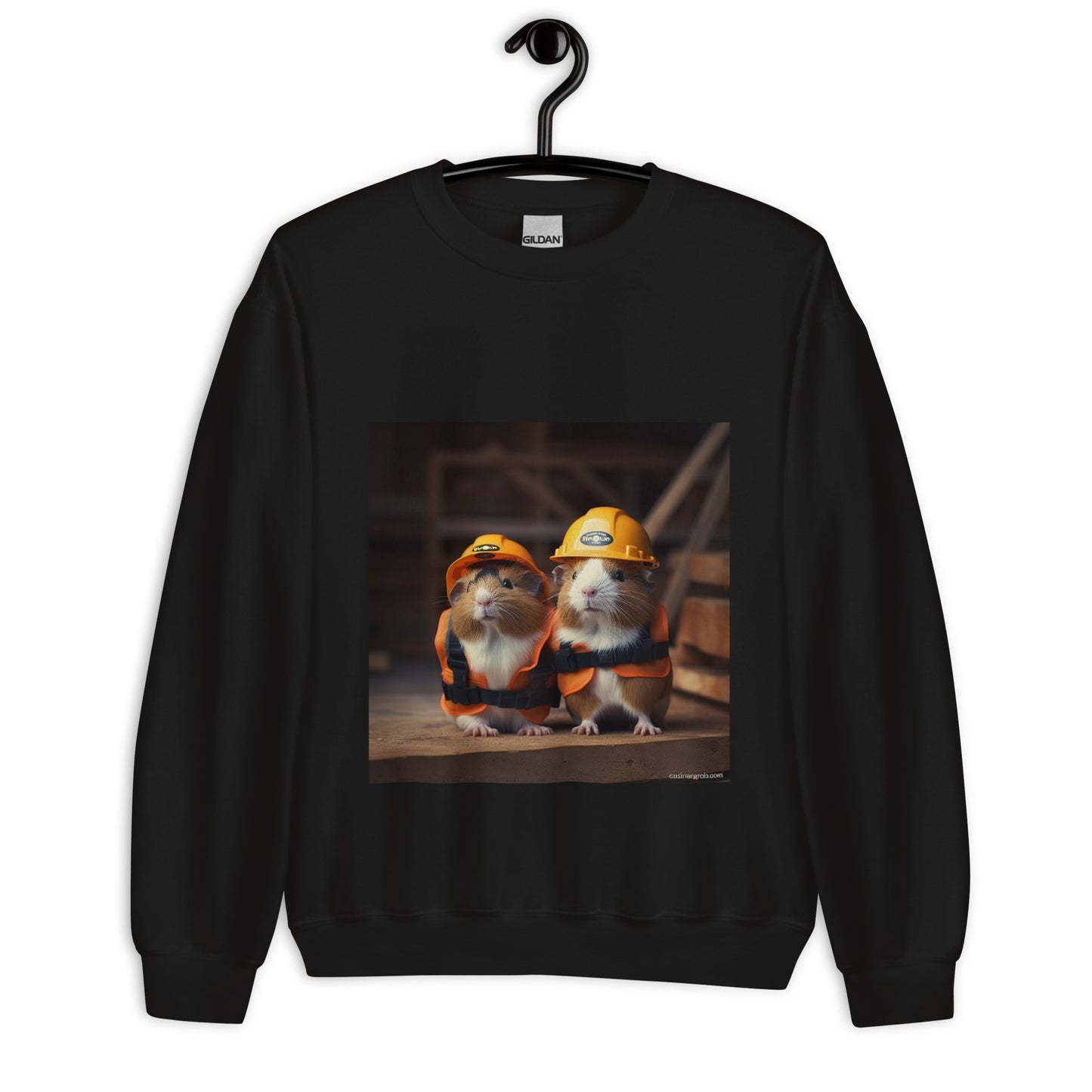 Guinea Pigs ConstructionWorker Unisex Sweatshirt