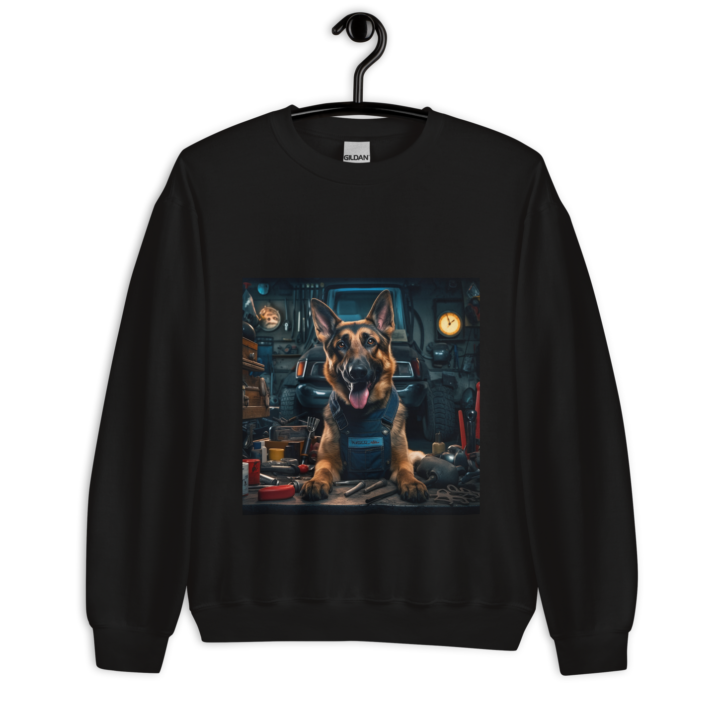 German Shepherd AutoMechanic Unisex Sweatshirt