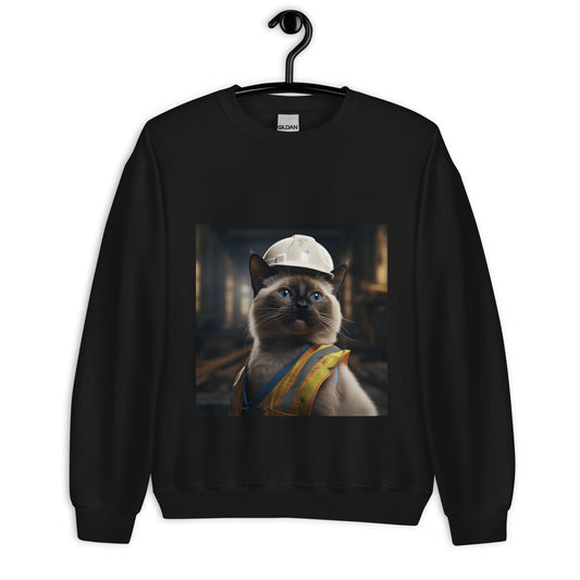 Siamese ConstructionWorker Unisex Sweatshirt