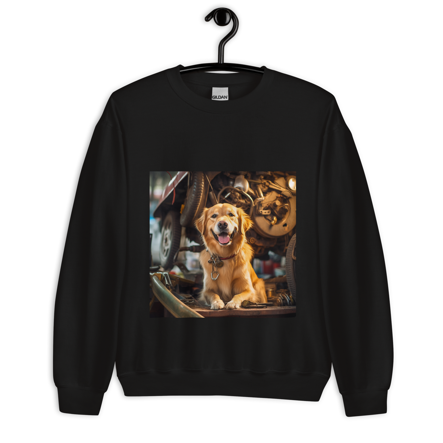 Golden Retriever AutoMechanic Unisex Sweatshirt