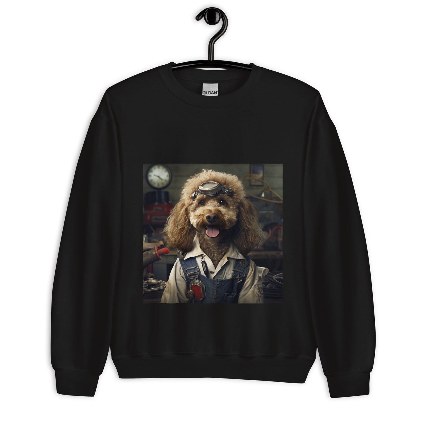 Poodle AutoMechanic Unisex Sweatshirt