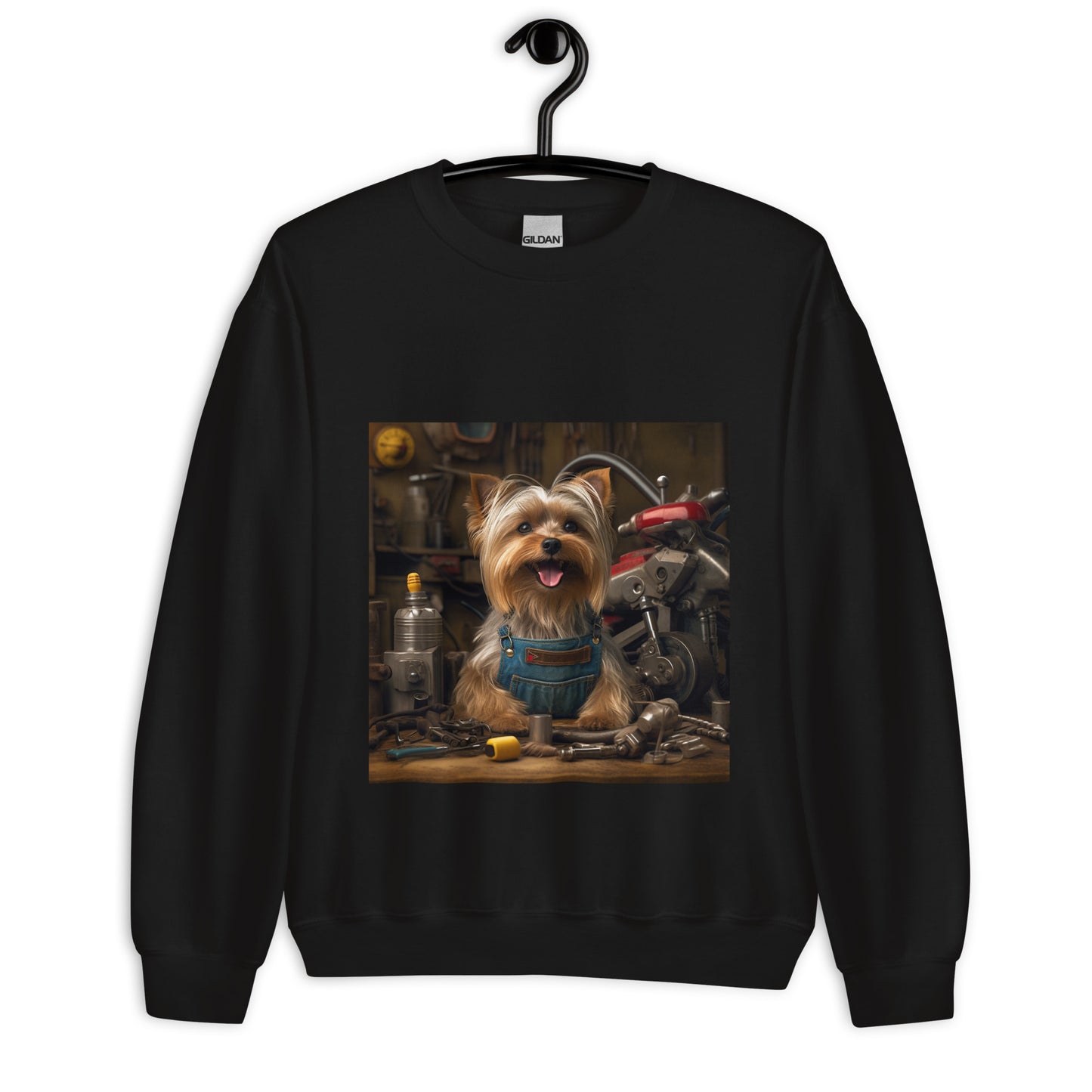 Yorkshire Terrier AutoMechanic Unisex Sweatshirt