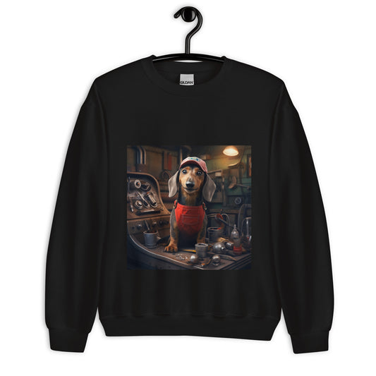 Dachshund AutoMechanic Unisex Sweatshirt