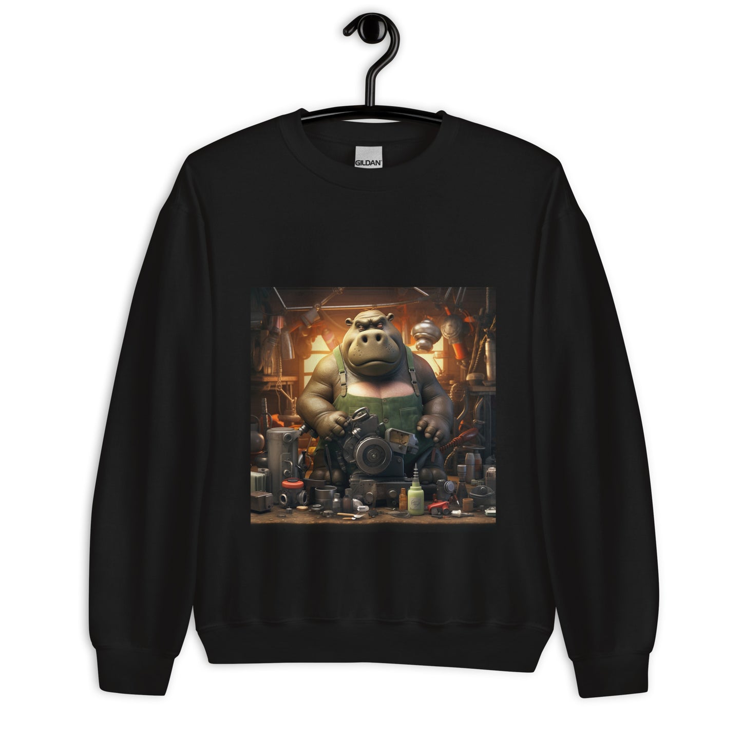 Hippo AutoMechanic Unisex Sweatshirt