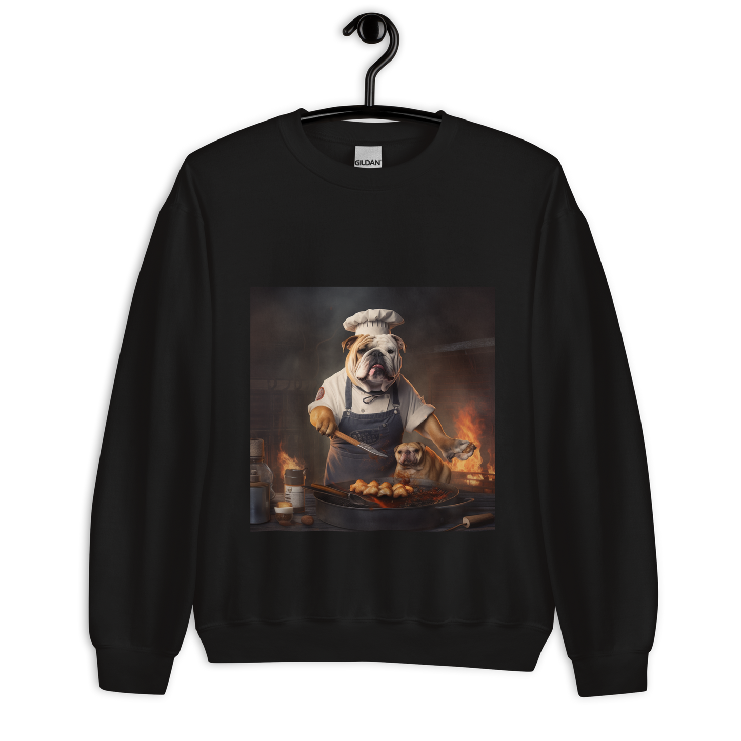 Bulldog Chef Unisex Sweatshirt