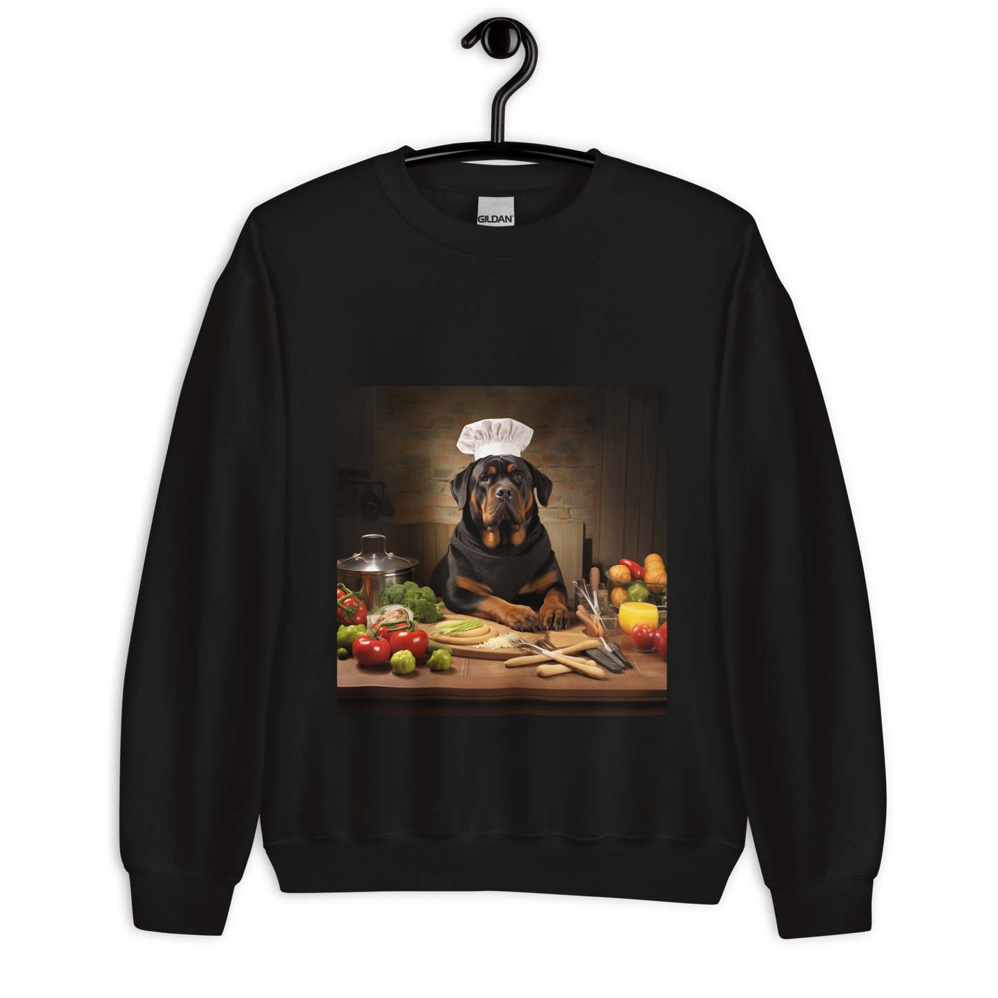 Rottweiler Chef Unisex Sweatshirt