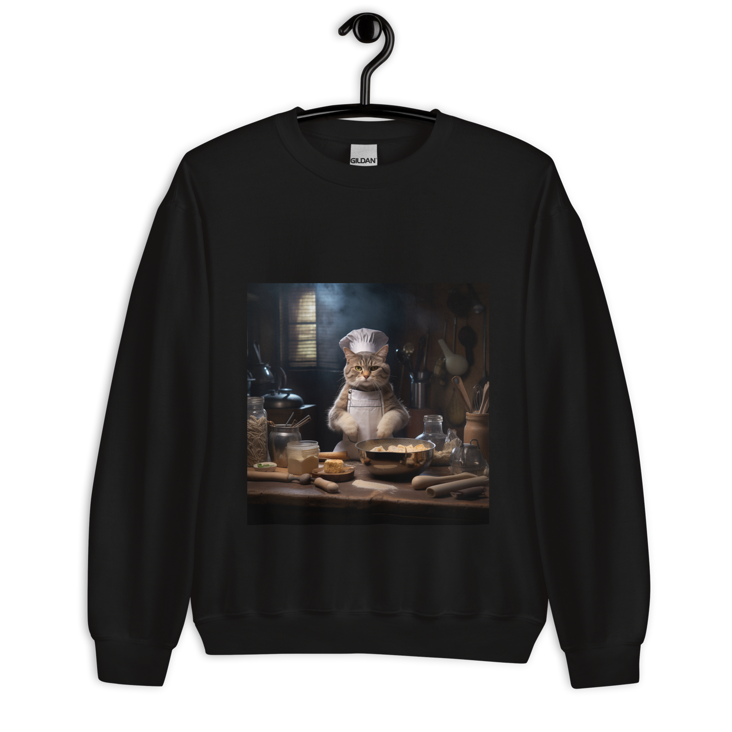 Domestic Shorthair Chef Unisex Sweatshirt