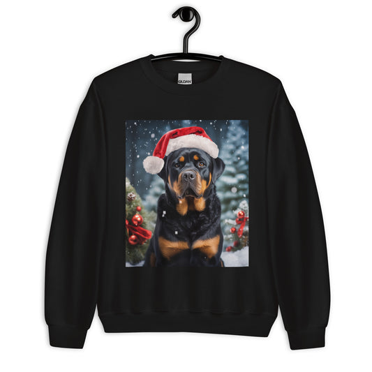 Rottweiler Christmas Unisex Sweatshirt