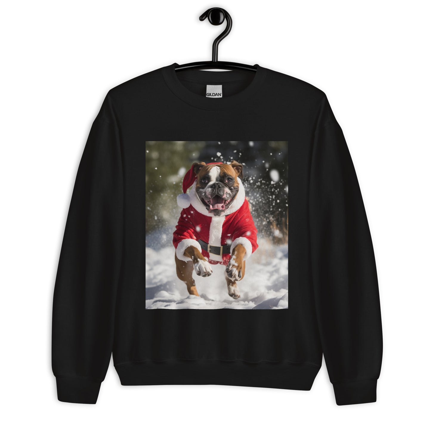 Boxer Christmas Unisex Sweatshirt