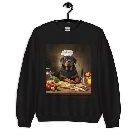 Rottweiler Chef Unisex Sweatshirt