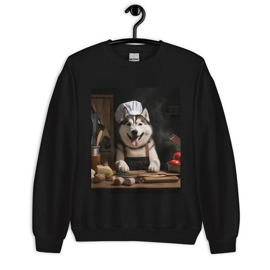 Siberian Husky Chef Unisex Sweatshirt