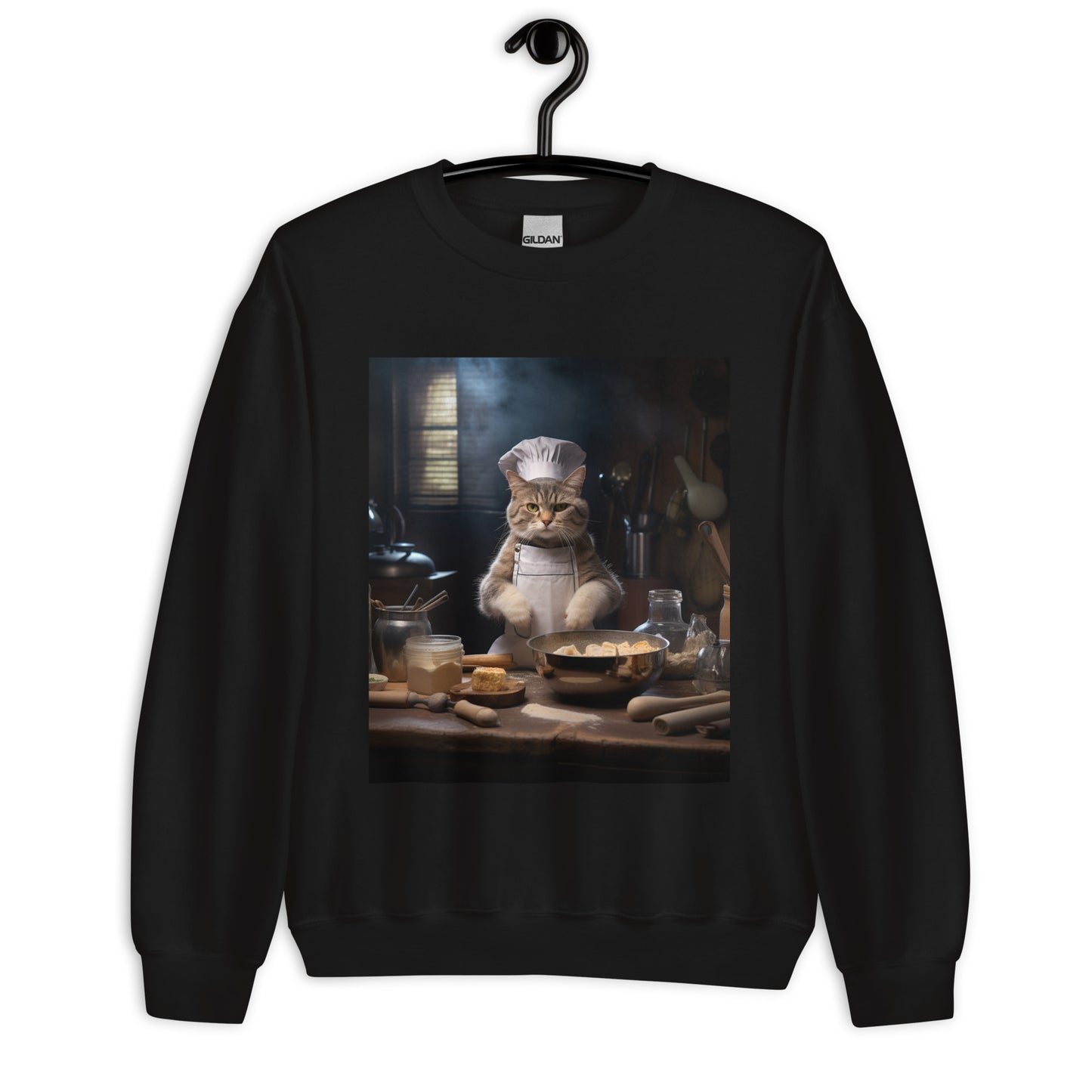 Domestic Shorthair Chef Unisex Sweatshirt