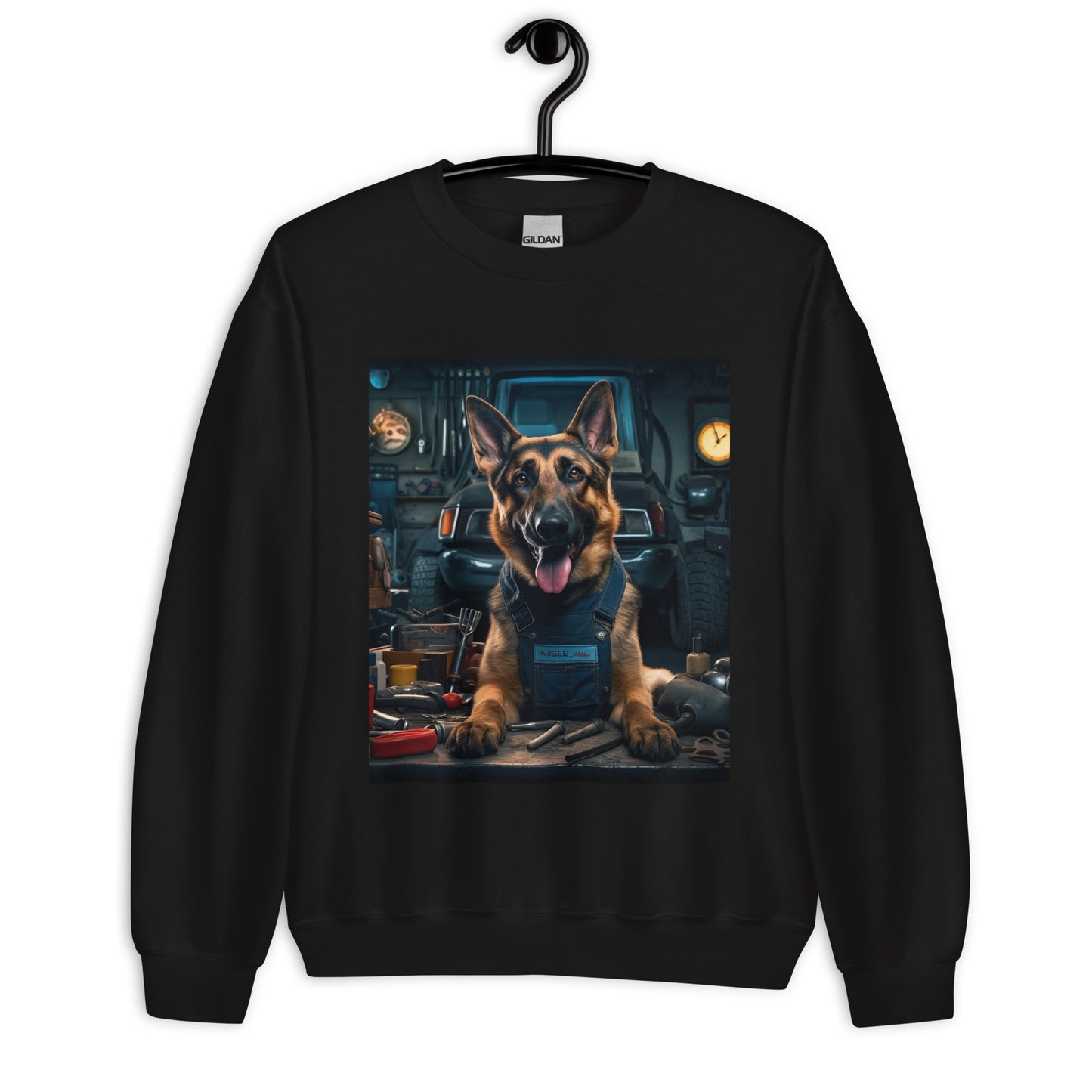 German Shepherd AutoMechanic Unisex Sweatshirt