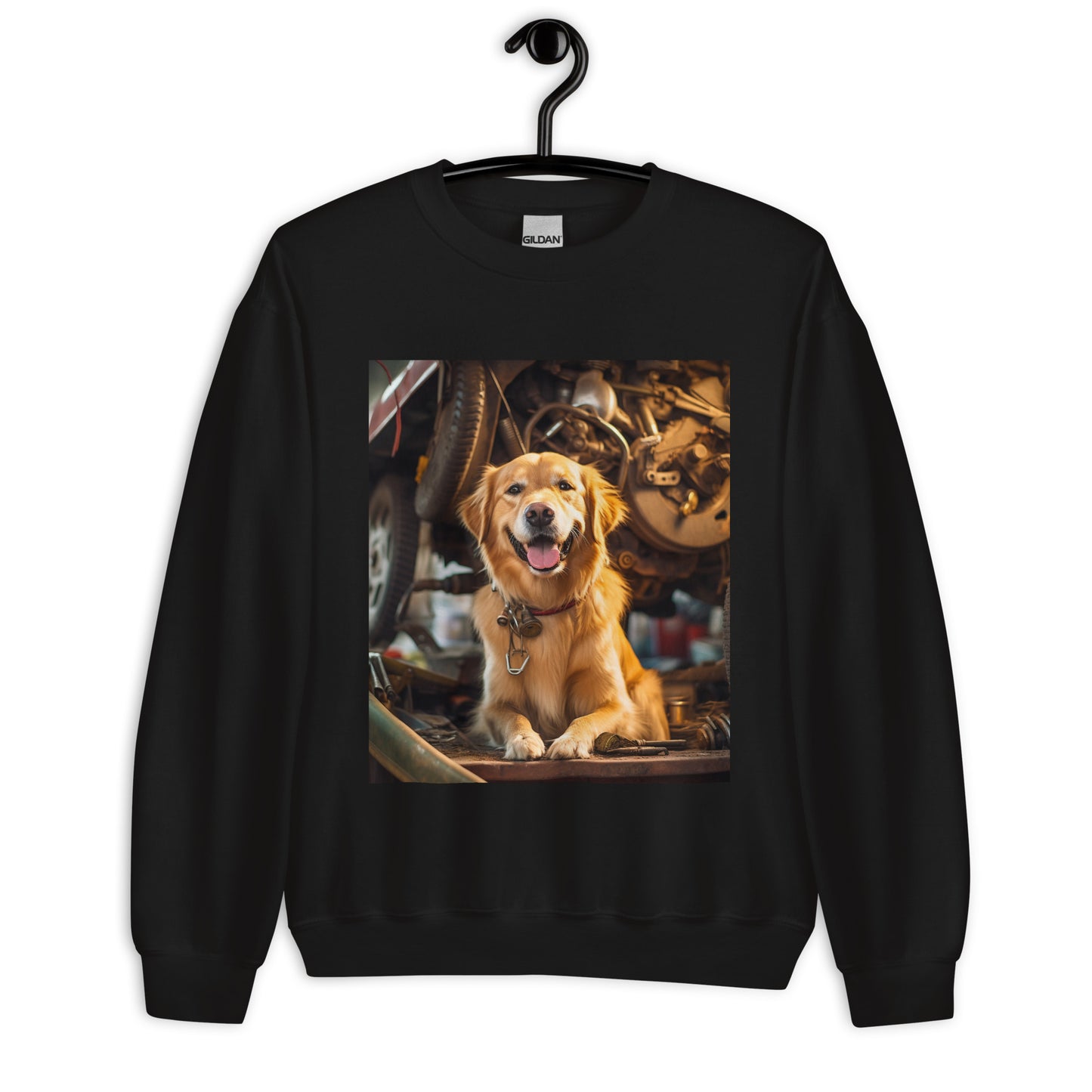 Golden Retriever AutoMechanic Unisex Sweatshirt