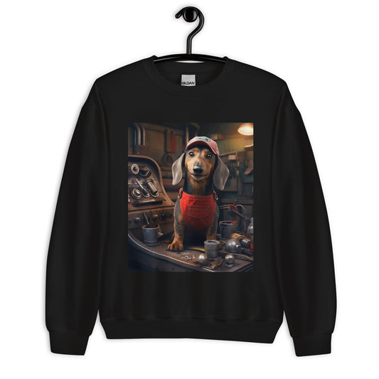 Dachshund AutoMechanic Unisex Sweatshirt