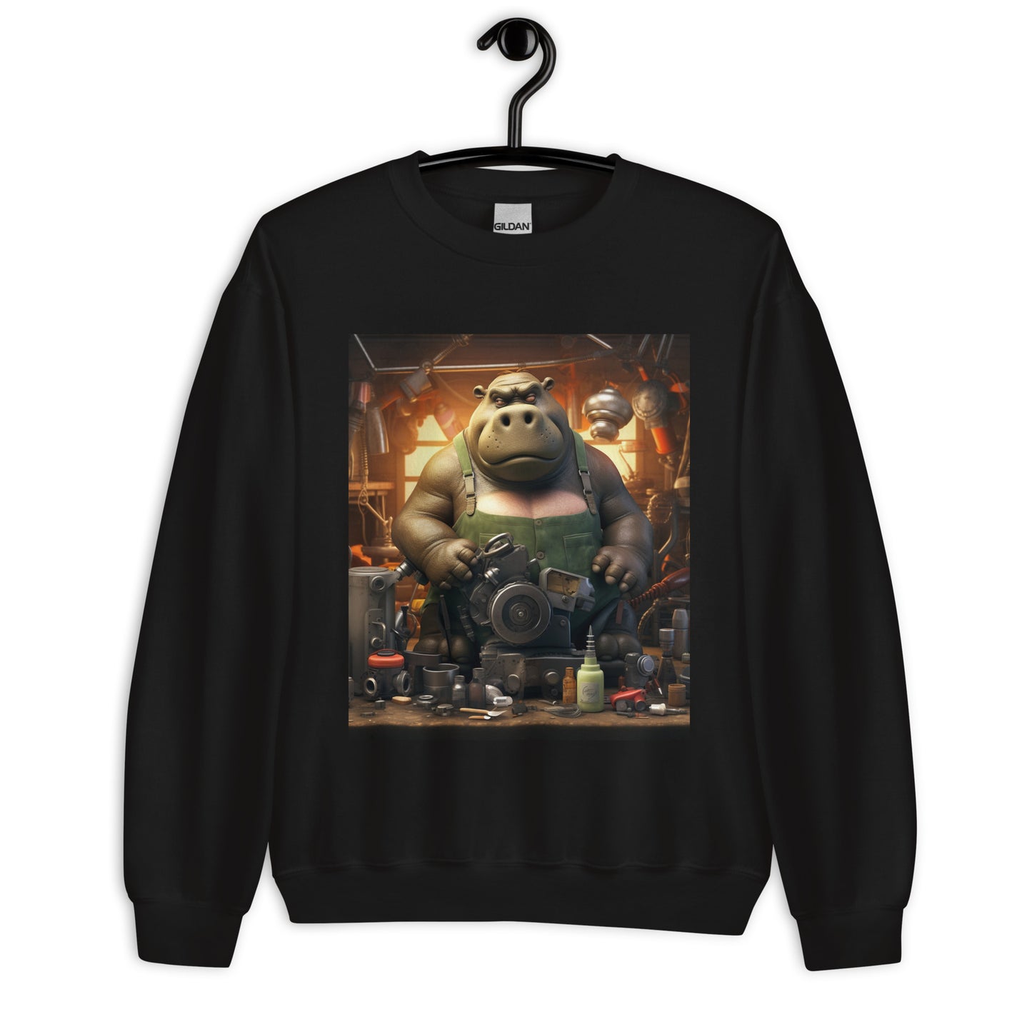 Hippo AutoMechanic Unisex Sweatshirt