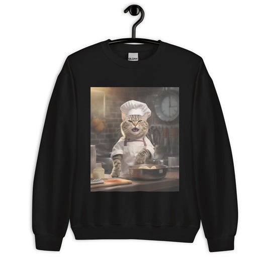 Domestic Shorthair Chef Unisex Sweatshirt