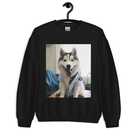 Siberian Husky Doctor Unisex Sweatshirt