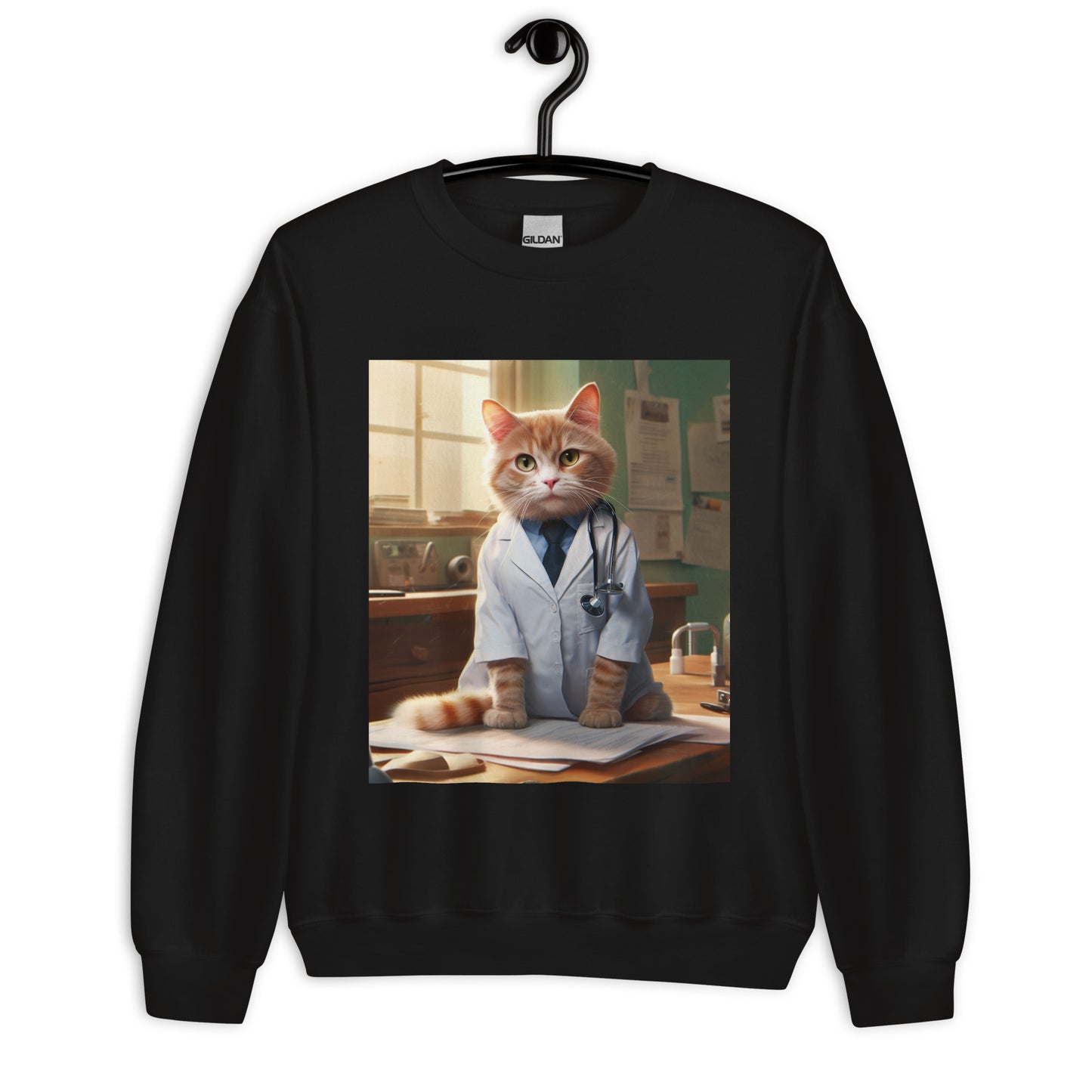 Domestic Shorthair Doctor Unisex Sweatshirt