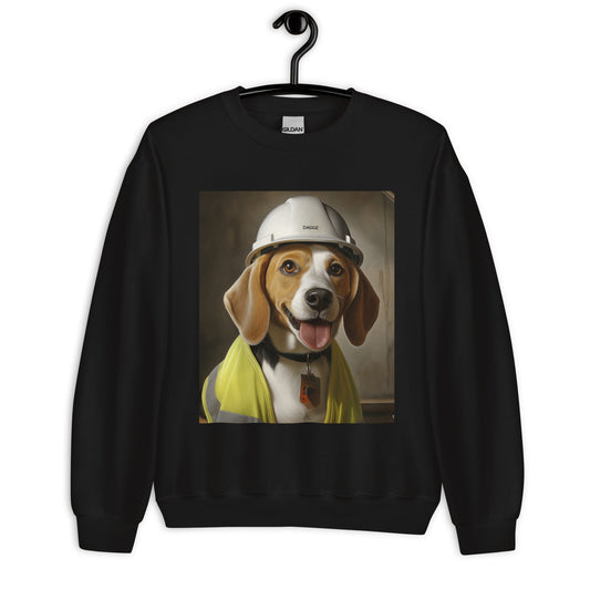 Beagle ConstructionWorker Unisex Sweatshirt