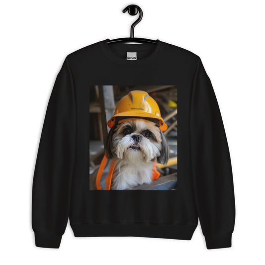 Shih Tzu ConstructionWorker Unisex Sweatshirt
