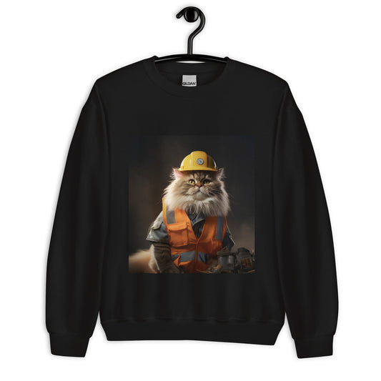 Maine Coon ConstructionWorker Unisex Sweatshirt