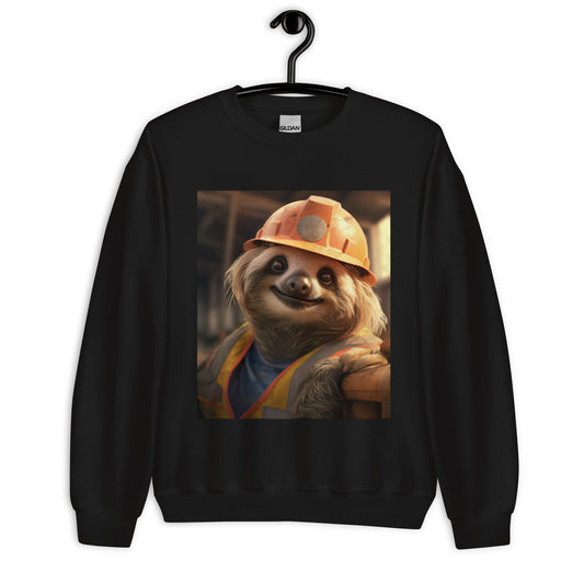 Sloth ConstructionWorker Unisex Sweatshirt