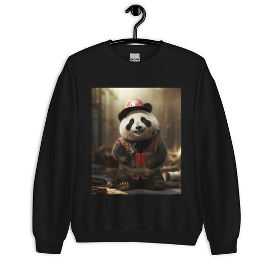 Panda ConstructionWorker Unisex Sweatshirt