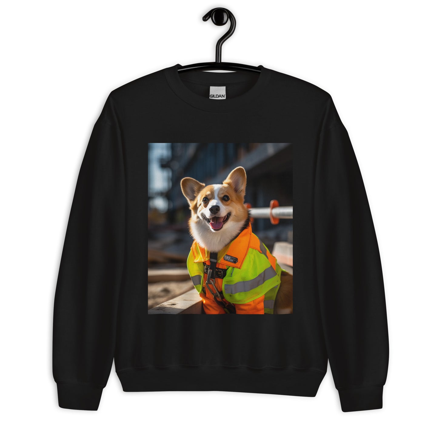 Pembroke Welsh Corgi ConstructionWorker Unisex Sweatshirt