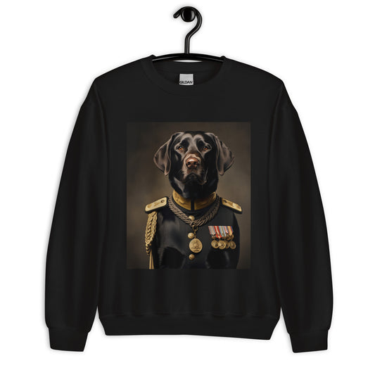 Labrador Retriever NavyOfficer Unisex Sweatshirt