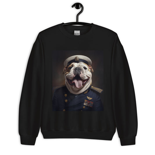 Bulldog NavyOfficer Unisex Sweatshirt