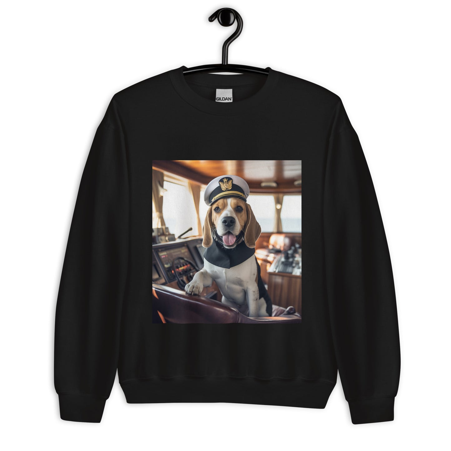 Beagle NavyOfficer Unisex Sweatshirt