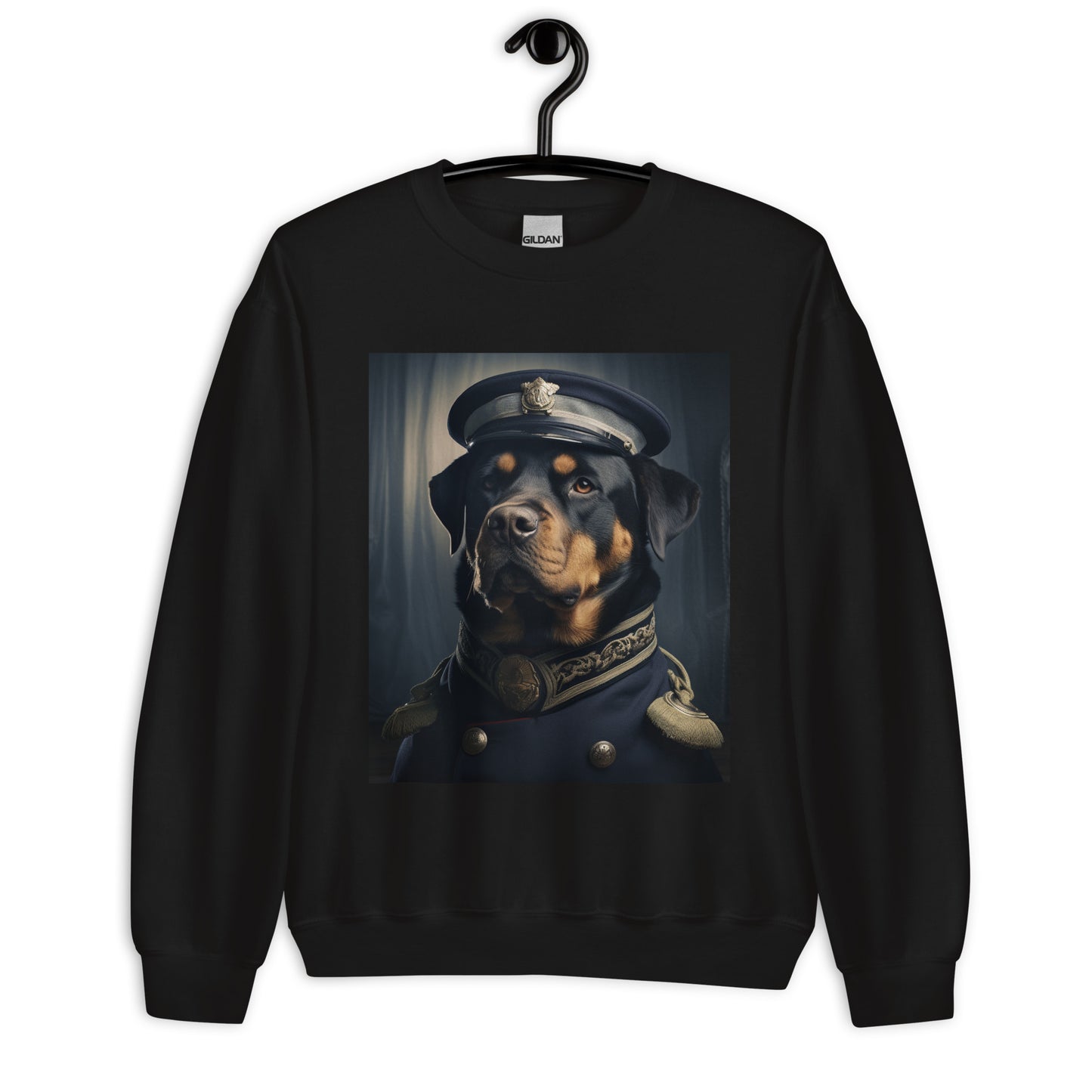 Rottweiler NavyOfficer Unisex Sweatshirt