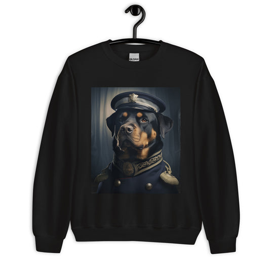 Rottweiler NavyOfficer Unisex Sweatshirt