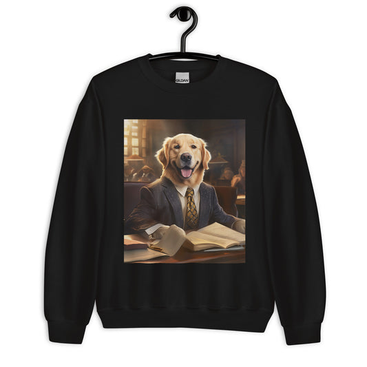 Golden Retriever Lawyer Unisex Sweatshirt