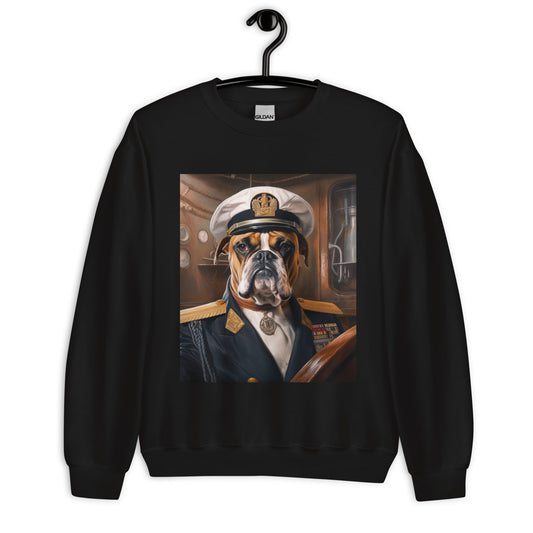 Boxer NavyOfficer Unisex Sweatshirt