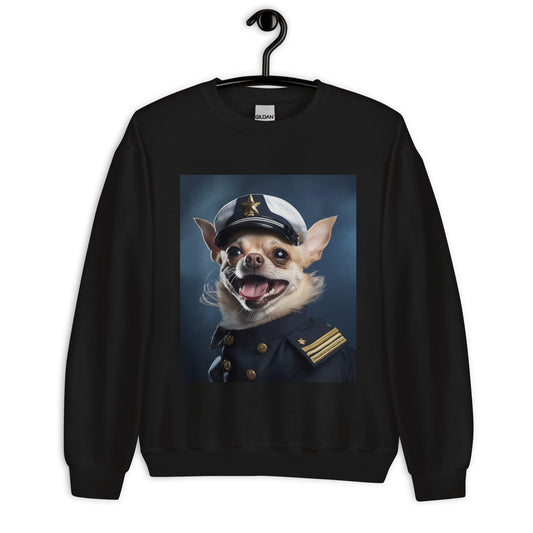 Chihuahua NavyOfficer Unisex Sweatshirt