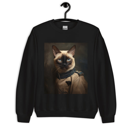 Siamese NavyOfficer Unisex Sweatshirt