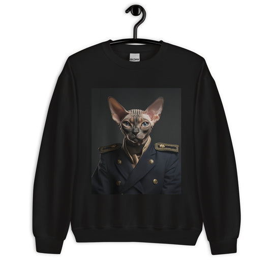 Sphynx NavyOfficer Unisex Sweatshirt