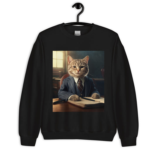 Domestic Shorthair Lawyer Unisex Sweatshirt