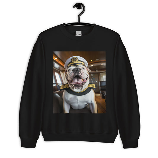 Bulldog CruiseShipCaptain Unisex Sweatshirt