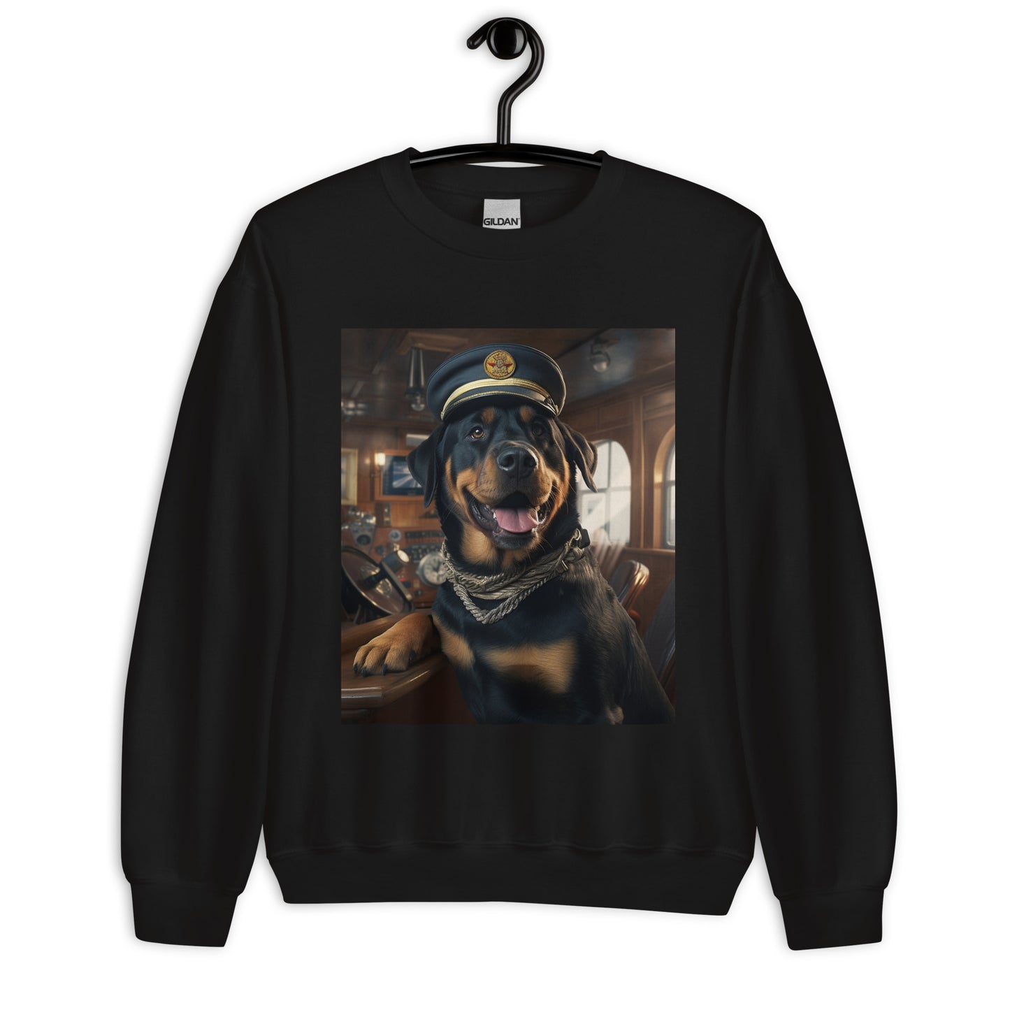 Rottweiler CruiseShipCaptain Unisex Sweatshirt