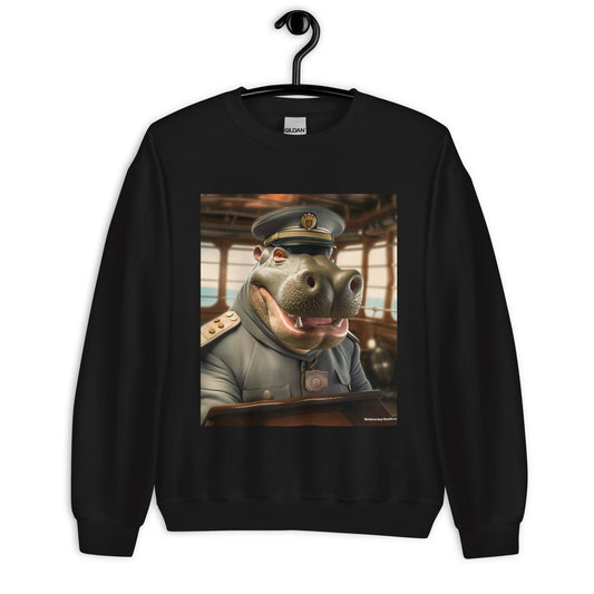 Hippo CruiseShipCaptain Unisex Sweatshirt