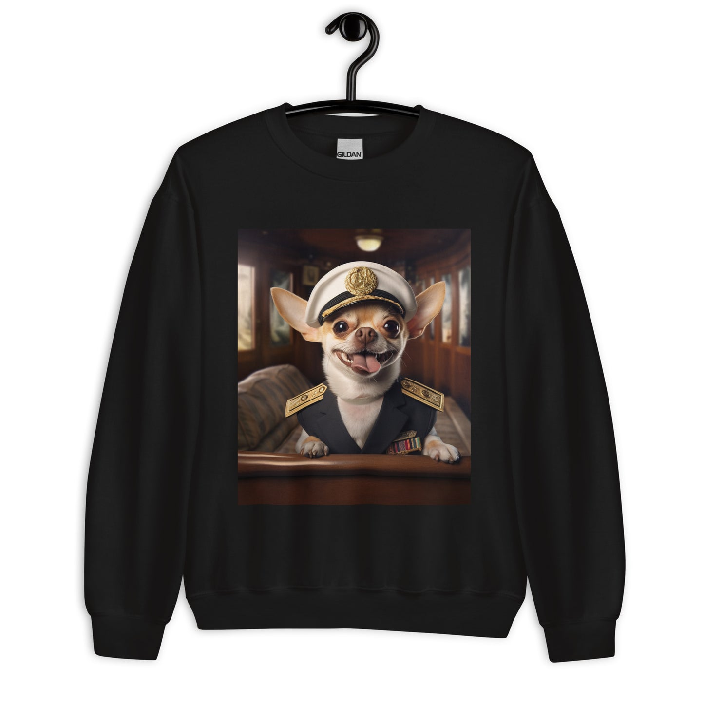 Chihuahua CruiseShipCaptain Unisex Sweatshirt