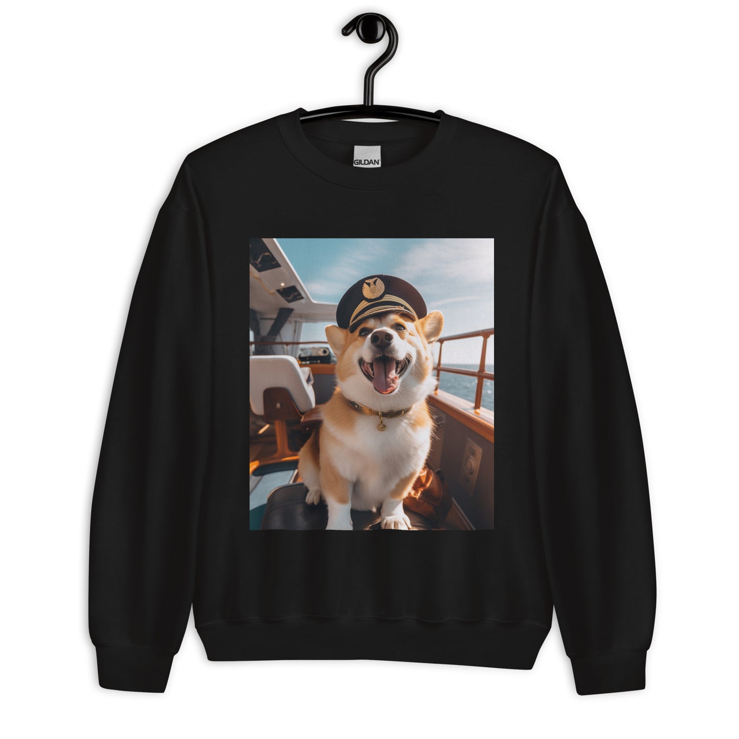 Pembroke Welsh Corgi CruiseShipCaptain Unisex Sweatshirt