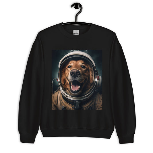 Golden Retriever Astronaut Unisex Sweatshirt