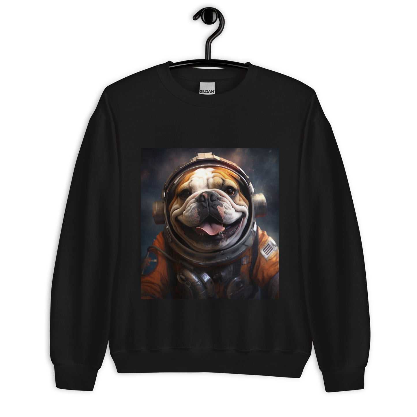 Bulldog Astronaut Unisex Sweatshirt