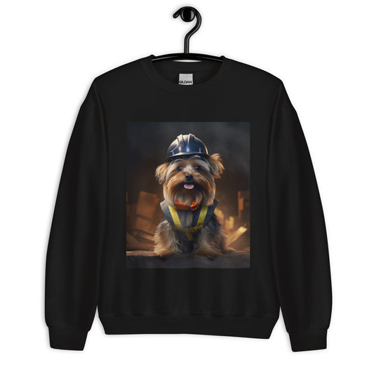 Yorkshire Terrier Engineer Unisex Sweatshirt